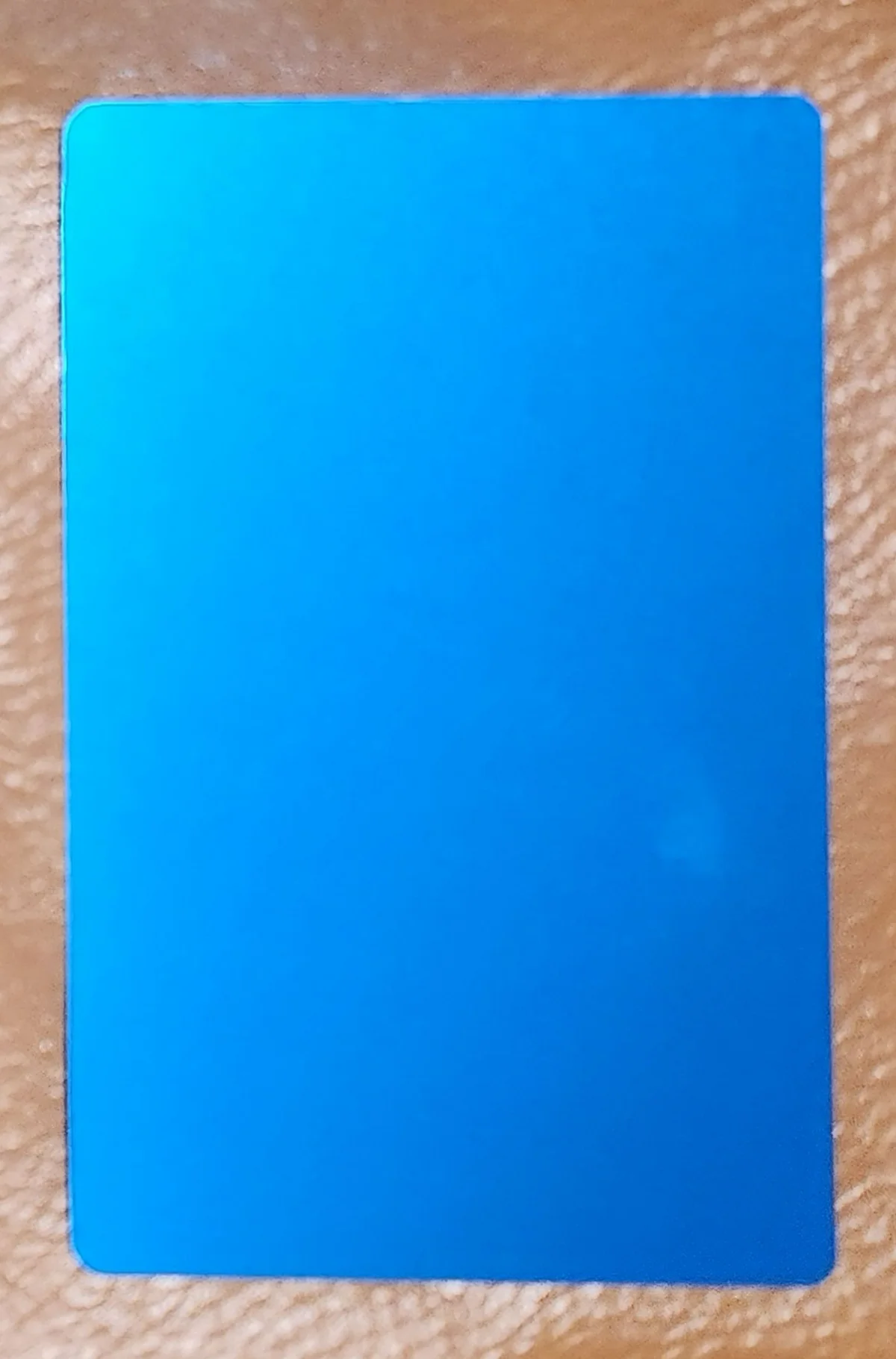 Metal Business Card - Blue