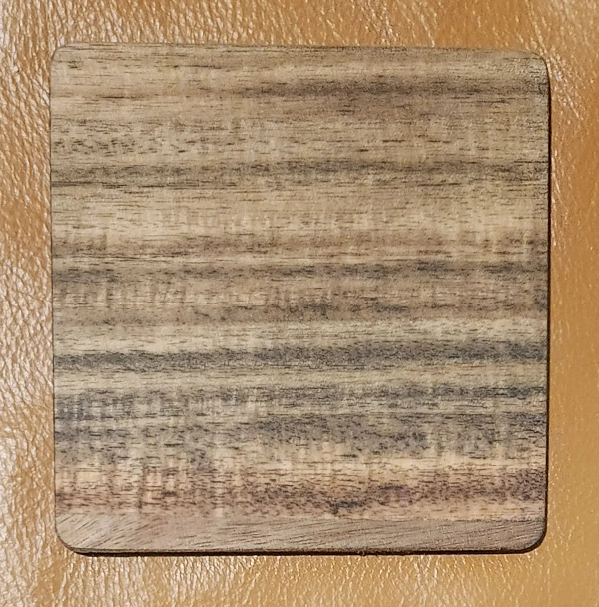 Coaster - square - wood - Basswood