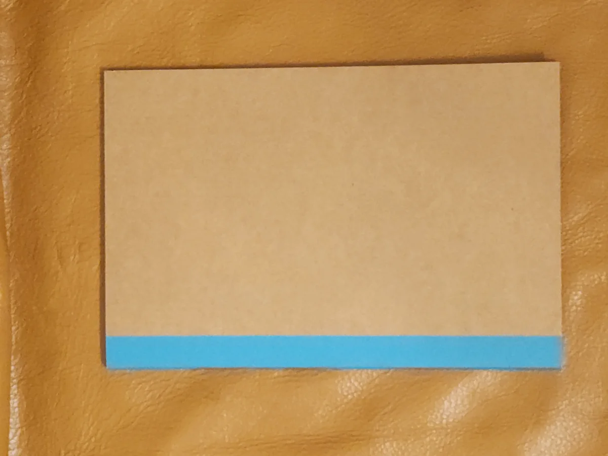 Light Blue Cardboard Journal