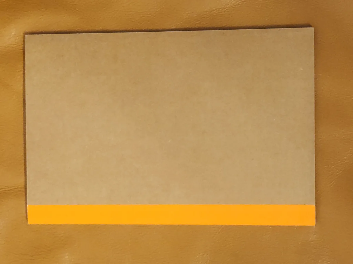 Orange Cardboard Journal