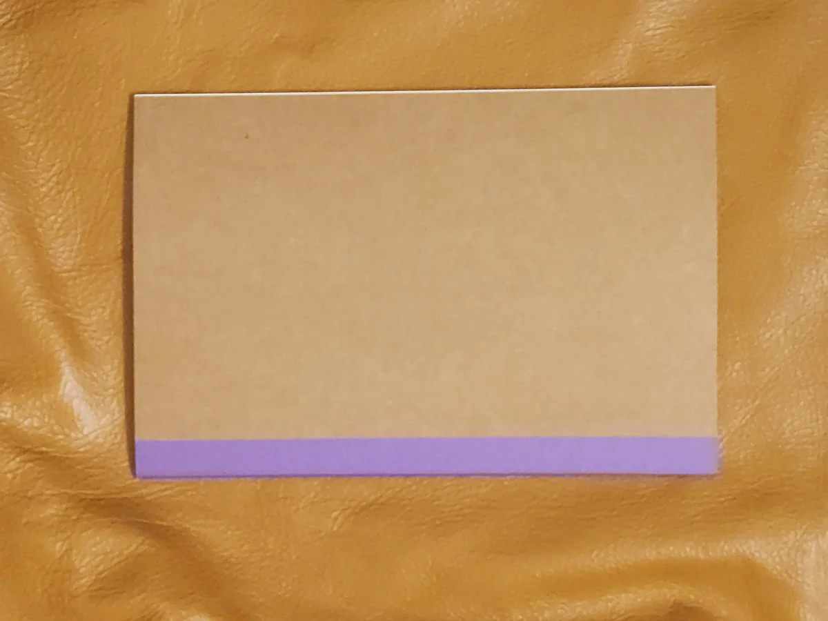 Purple Cardboard Journal