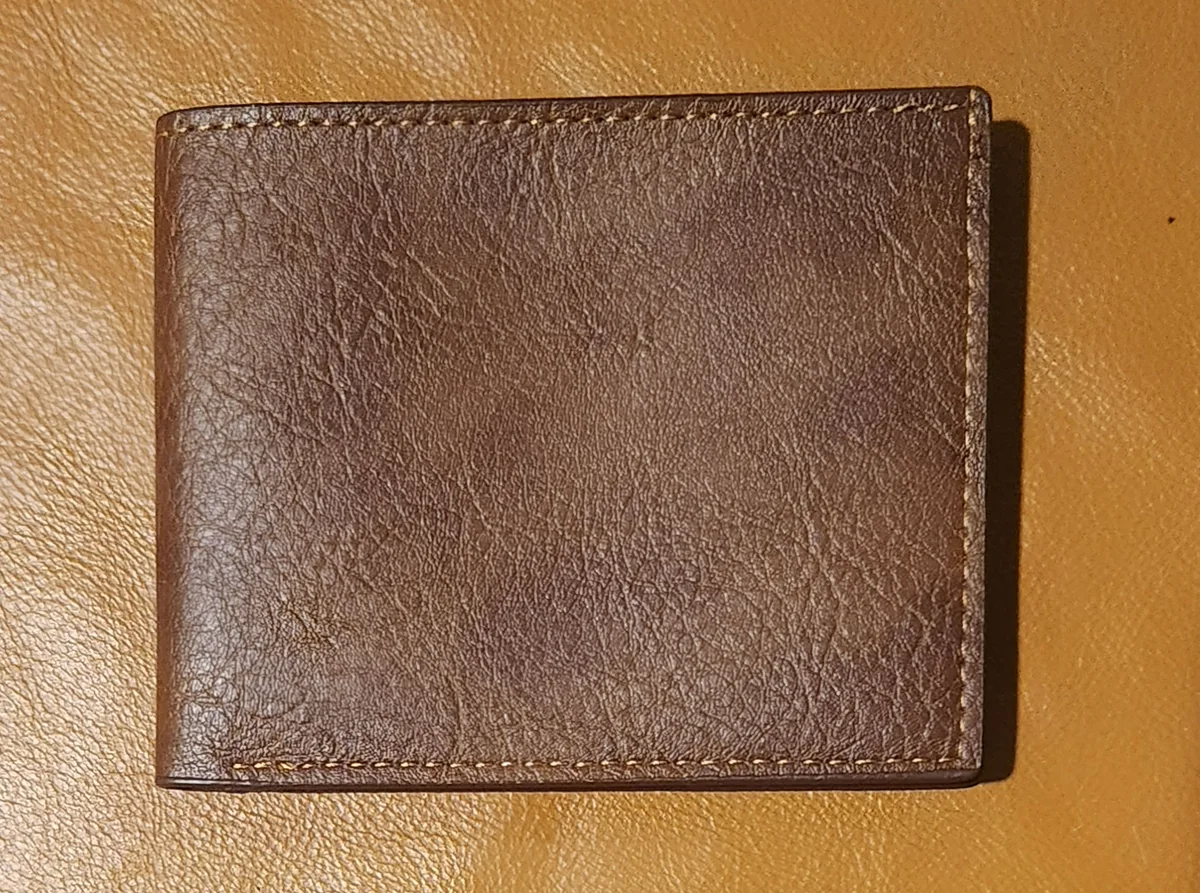 Wallet - Dark Brown - rectangle - Leather