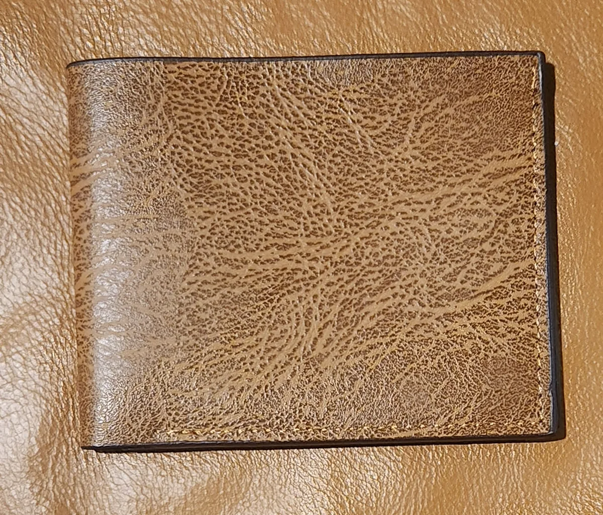 Wallet - Light Brown - rectangle - PU Leather