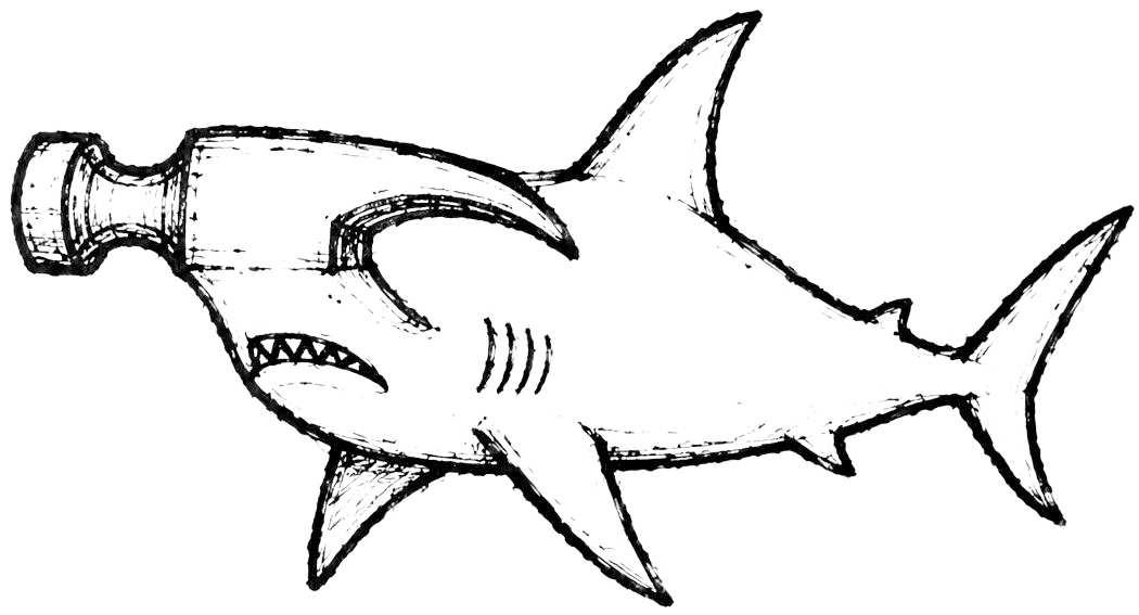 Engraving artwork: Hammer Head
