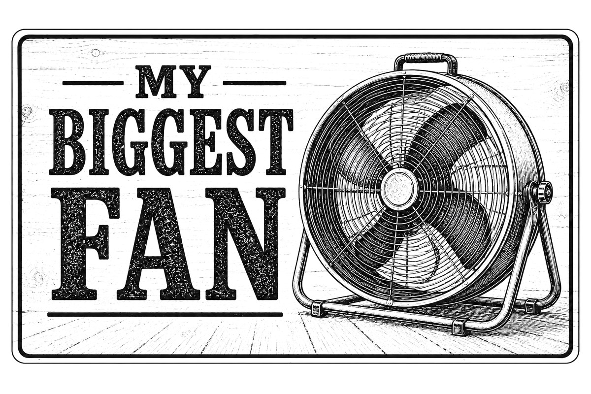 Engraving artwork: My Biggest Fan