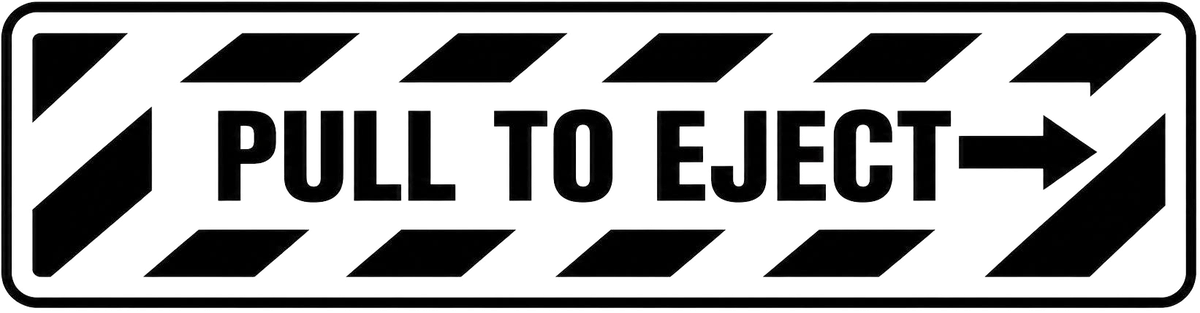 Engraving artwork: Pull To Eject
