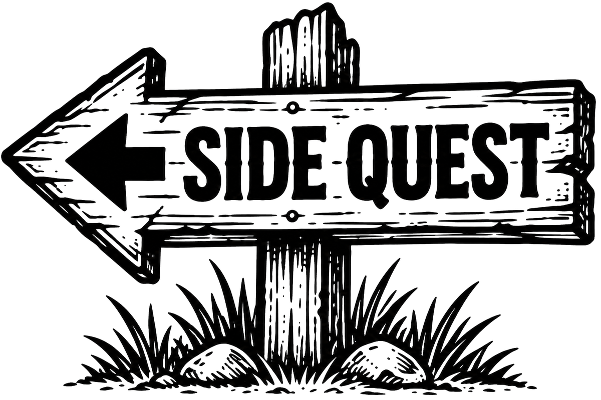 Engraving artwork: Side Quest
