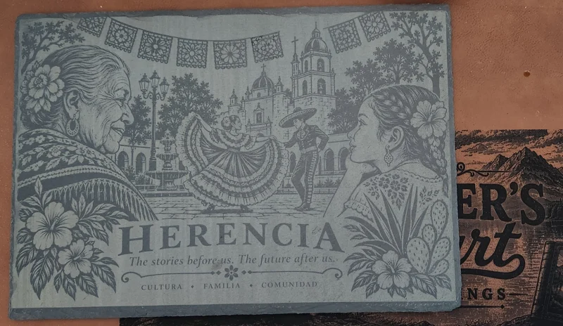 Engraved Slate - The stories before us. The future after us.
