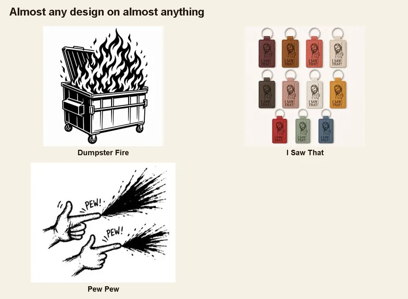 Funny Keychains and Custom Designs